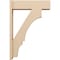Ekena Millwork 7 1/2-in W x 26-in D x 38-in H Balboa Block Rough Cedar Woodgrain TimberThane Outlooker, Primed Tan OUTUR075X26X38BOA44RCPR - alternate 3